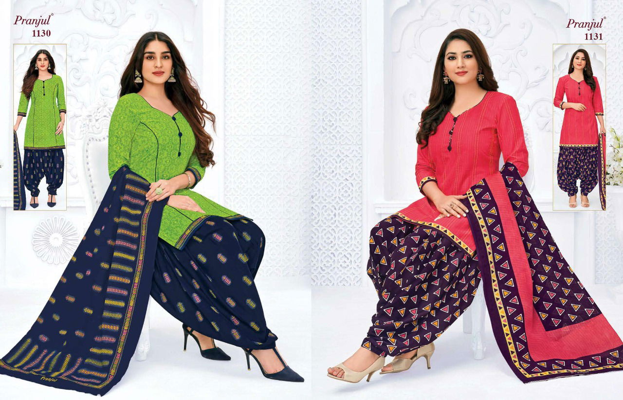 Pranjul Priyanka 11 Latest Regular Wear Cotton Printed Dress Material Collection